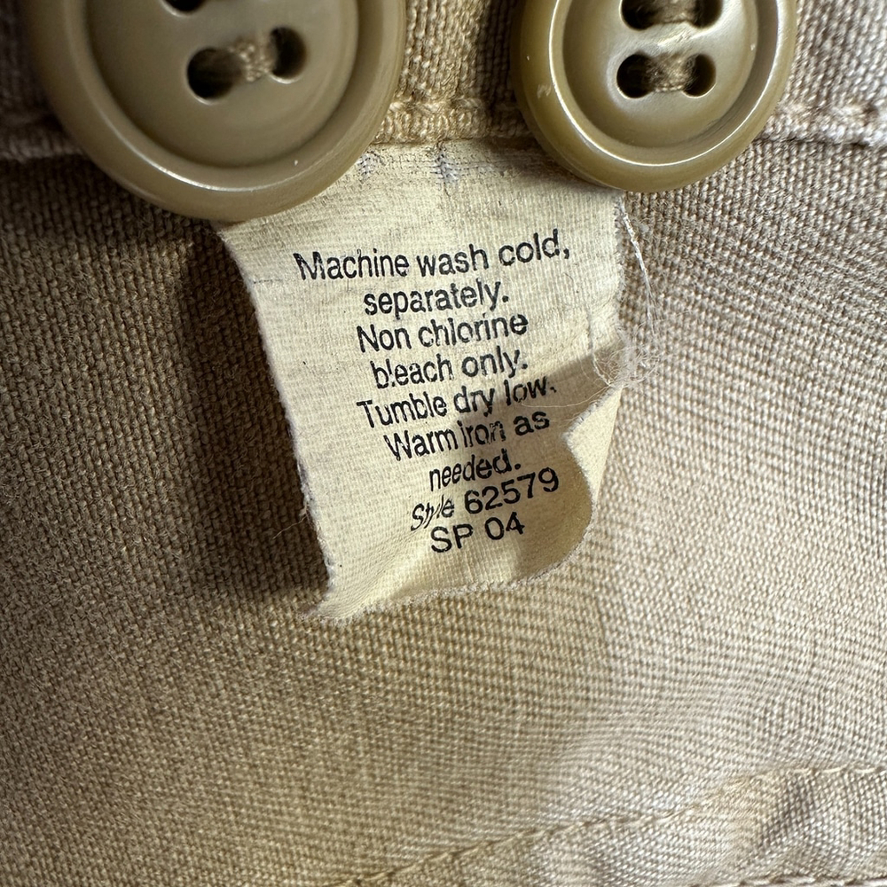 J.‎ Crew Vintage 2004 Field Safari Jacket Tan Women size S - Picture 13 of 13